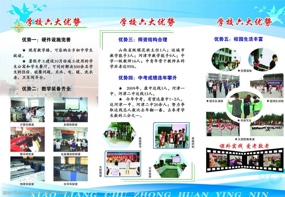 中学展板电脑图文设计 技术与创意的融合